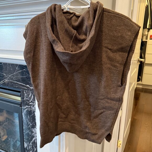 The Frankie Shop Brown Sleeveless Sweater - Picture 4 of 7